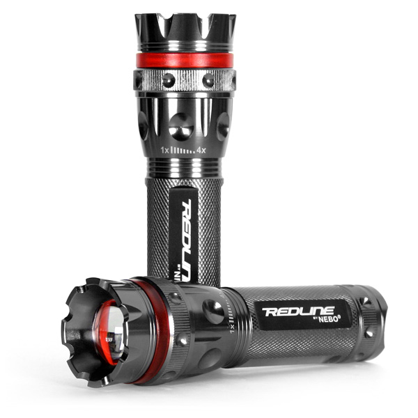Nebo Redline 220 Lumen Tactical LED Flashlight with Strobe