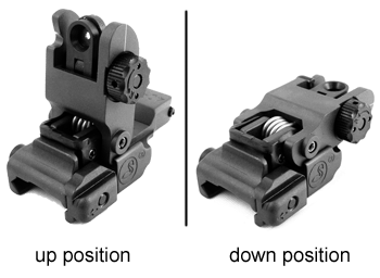 A.R.M.S. #40L Low Profile Rear Sight