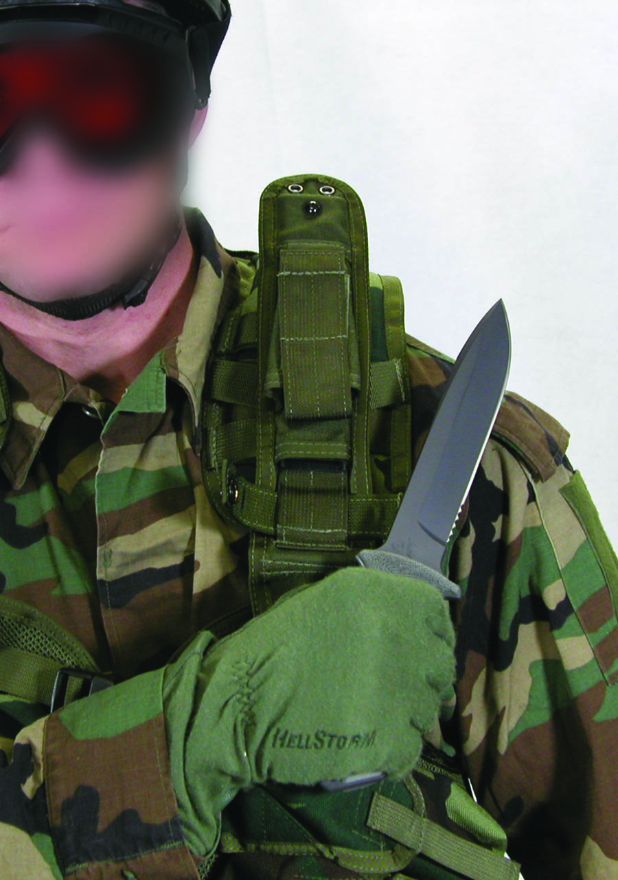 BlackHawk Adjustable Thumb Break Airborne Deluxe Sheath OD Green