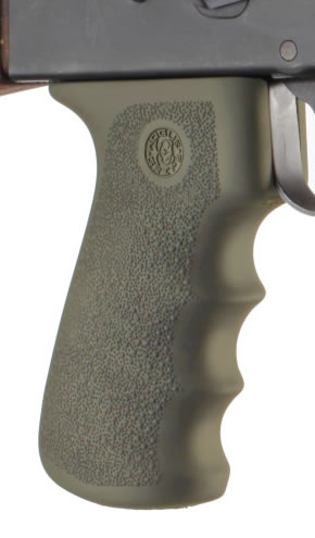 Hogue AK-47/AK-74 Rubber Grip with Finger Grooves - OD Green