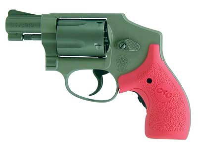 Crimson Trace LG-105P Pink Defender Lasergrips for S&W J Frame Crimson Trace LG-105P Pink Defender Lasergrips for S&W J Frame