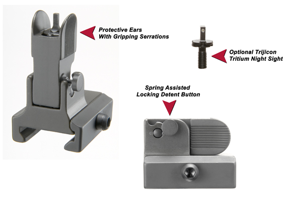 GG&G 1023 Flip Up Front Sight for Dovetailed Gas Blocks