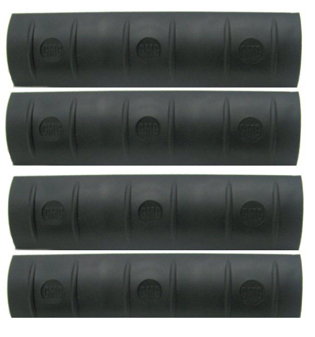 GMG RCL4 Set of 4 Standard Picatinny Rail Covers - Black