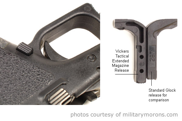 Vickers Tactical Extended Glock Magazine Release
