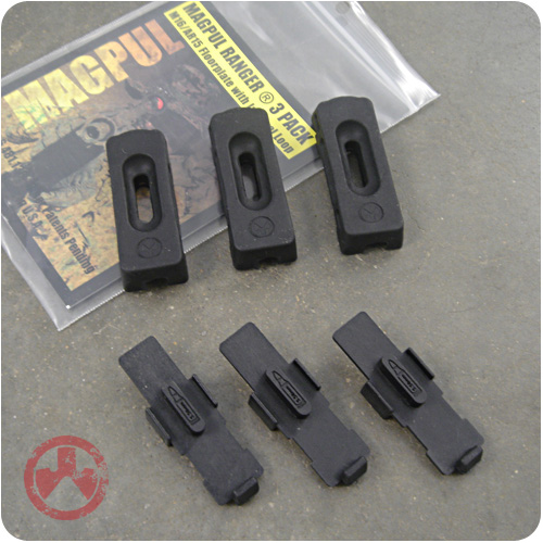 MagPul 5.56 L Plate 3 Pack - Black