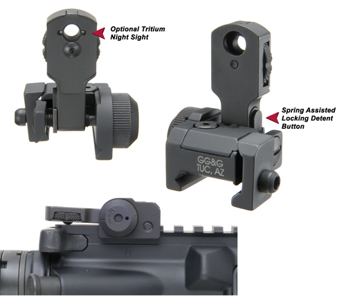 GG&G 1006 MAD (Multiple Aperture Device) Back Up Iron Sight