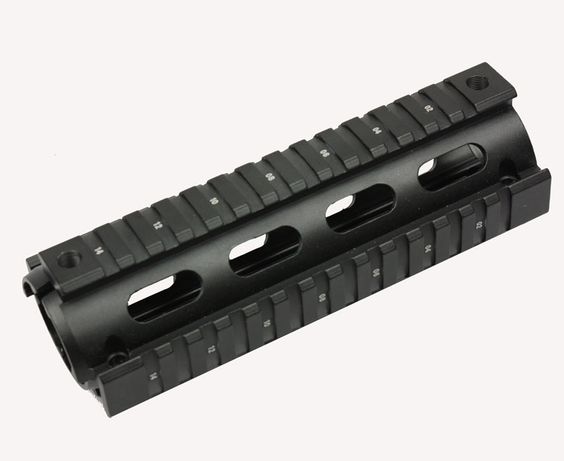 AIM MT021 M4 Two Piece Quad Rail with Rubber Rail Covers AIM MT021 M4 Two Piece Quad Rail with Rubber Rail Covers