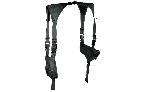 UTG PVC-H170B Deluxe Universal Horizontal Shoulder Holster - Bla