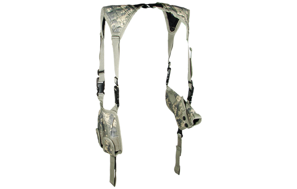 UTG PVC-H170B Deluxe Universal Horizontal Shoulder Holster - ACU