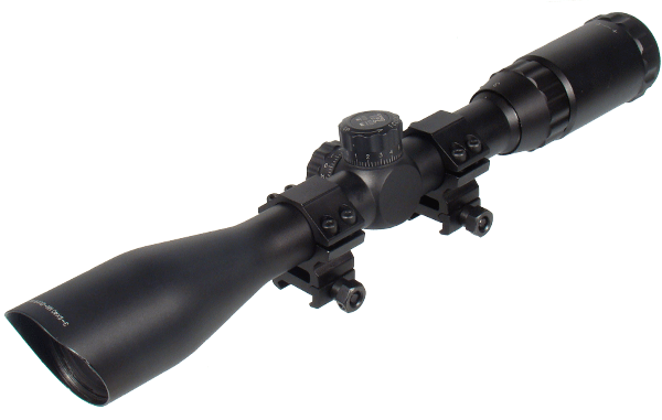 UTG 5th Gen 3-9X40 F.S. TF2 Mil-dot Scope with Rings