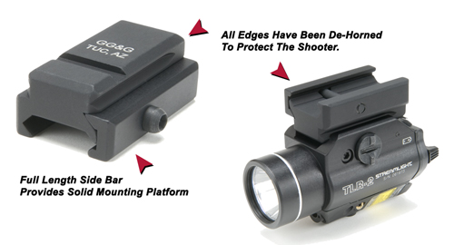 GG&G 1027 Tactical Flashlight Mount for Dovetails