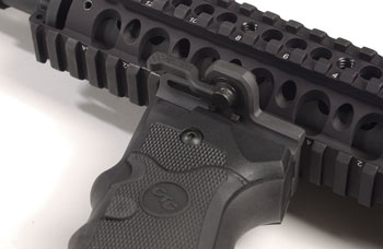 VF-302M Laser Vertical Foregrip w/ARMS throw lever