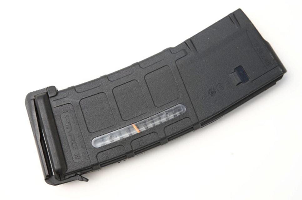 MagPul MAG210 Black MagLevel PMAG 30 with window "Rev M"