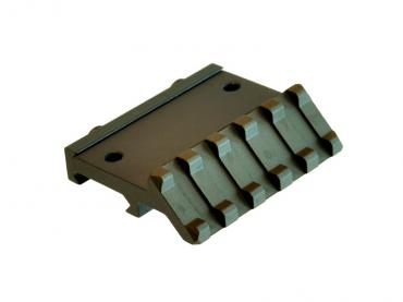 Lion Gears BM05D45 Tactical Picatinny 45 Degree Angle Mount, 2.16" Long with 5 Slots Lion Gears BM05D45 Tactical Picatinny 45 Degree Angle Mount, 2.16" Long with 5 Slots