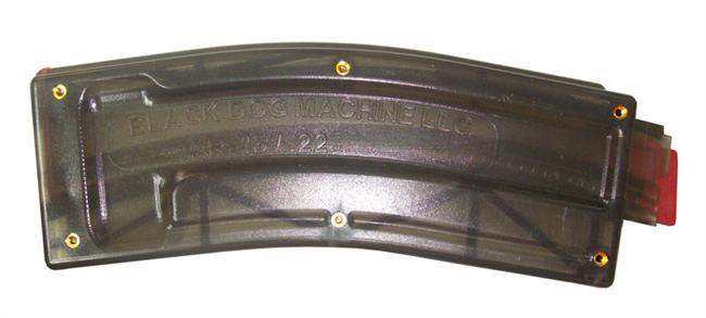 Black Dog 27rd mag for AR-15 .22LR Conversions, Smoke