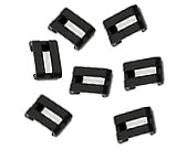 Ergo 4375 2-Slot Ladder LowPro Rail Cover Kit, 30 Pak - Black