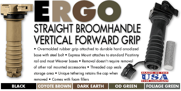 Ergo 4255 QD Broomhandle Vertical Foreward Grip