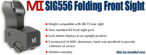 MI SIG556 Folding Front Sight