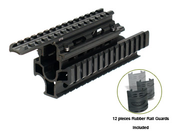UTG #478 Picatinny Quad Rail for AK47/74 variants UTG #478 Picatinny Quad Rail for AK47/74 variants