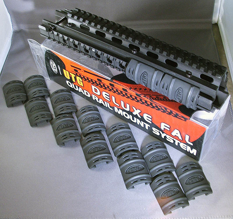 UTG MNT-HG981 FN FAL Aluminum Quad Rail Handguard