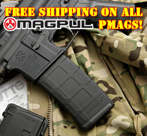 Free Shipping on all Magpul PMAG magazines including 20rd and 30rd 5.56 and 20rd PMAG LR .308