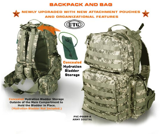 UTG Combat Web Pack - Army Digital Camo UTG Combat Web Pack - Army Digital Camo