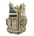 UTG Deluxe Tactical Vest w/Holster, Pouch and Belt - ACU Camo UTG Deluxe Tactical Vest w/Holster, Pouch and Belt - ACU Camo