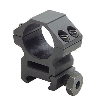 AccuShot Premium 1" Weaver See-Thru Medium Profile Ring Set