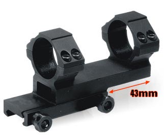 UTG AccuShot 30mm Bi-Directional High Profile Offset Scope Mount