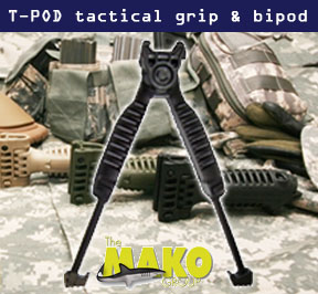 mako t-pod vertical grip and bipod