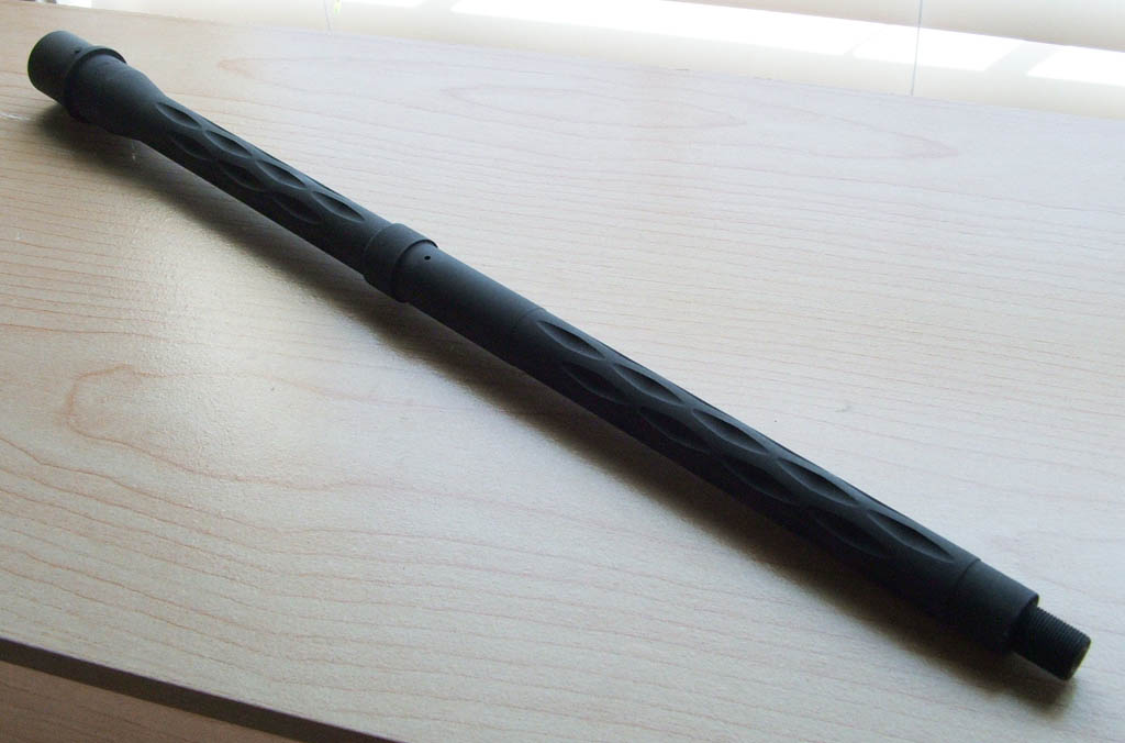 YHM-47-TF 16" Diamond Fluted 1:7 Twist Chrome Lined AR barrel